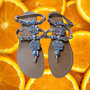 Venus Heeled Gemstone Sandals Size 7‎